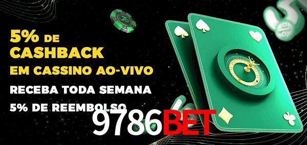 Promoções do cassino ao Vivo 9786bet